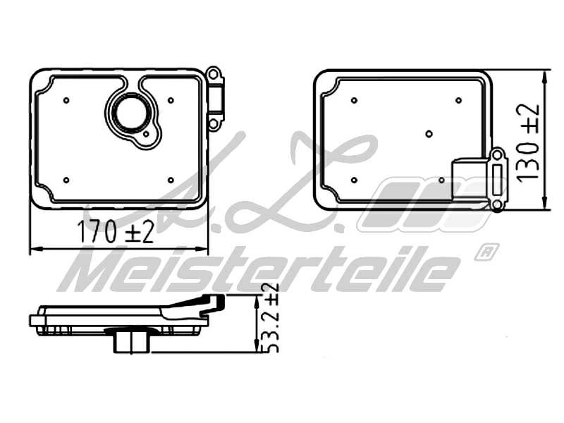 Hydraulikfiltersatz, Automatik